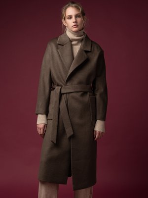 Belted Coat_Cocoa Brown Belted Coat_Cocoa Brown
