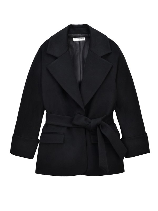 Belted Jacket_Black Belted Jacket_Black