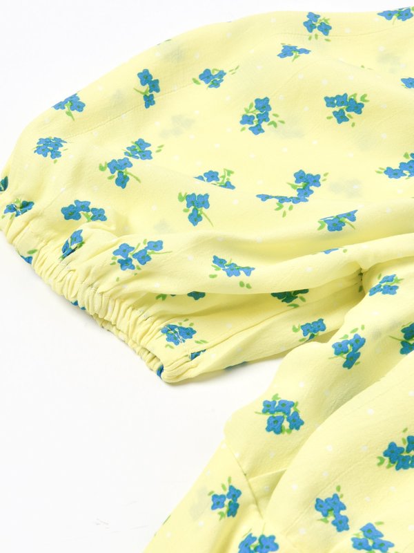 BETTE MIDI DRESS_LEMON BETTE MIDI DRESS_LEMON