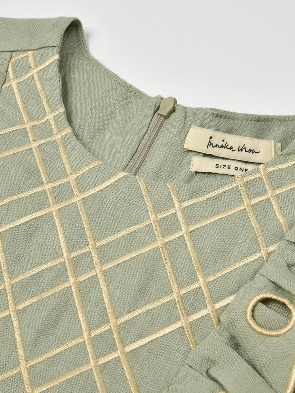 BETTY WILTEX YOKE BLOUSE_LIGHT MOSS BETTY WILTEX YOKE BLOUSE_LIGHT MOSS