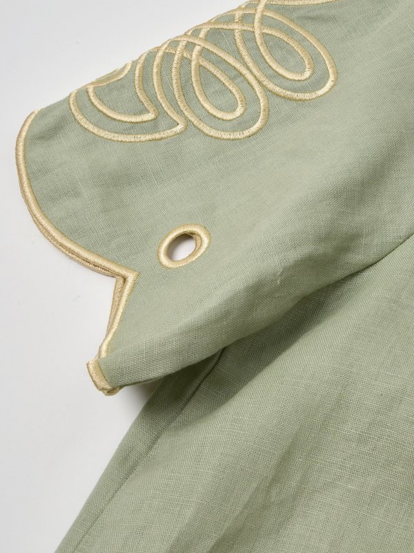 BETTY WILTEX YOKE BLOUSE_LIGHT MOSS BETTY WILTEX YOKE BLOUSE_LIGHT MOSS