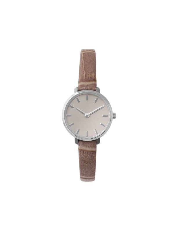 Beverly (Croc) - Silver/Taupe/Taupe Beverly (Croc) - Silver/Taupe/Taupe
