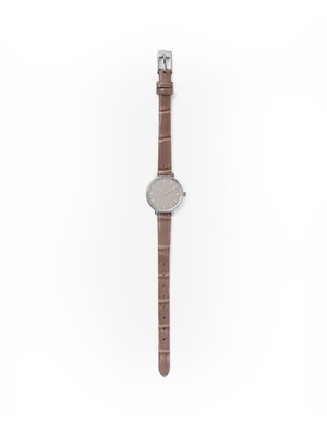 Beverly (Croc) - Silver/Taupe/Taupe Beverly (Croc) - Silver/Taupe/Taupe