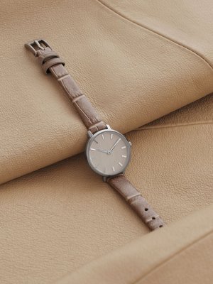 Beverly (Croc) - Silver/Taupe/Taupe Beverly (Croc) - Silver/Taupe/Taupe