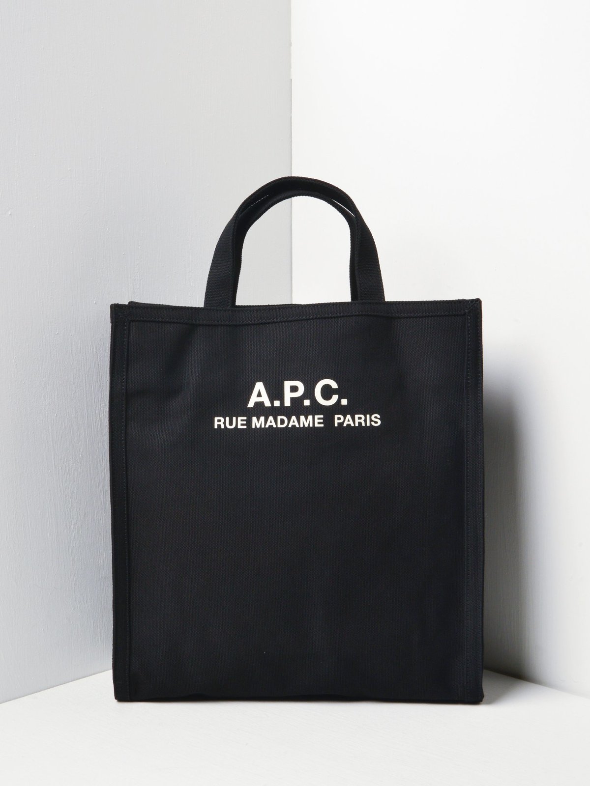 A.P.C. CABAS RECUPERATION BAG - LZZ BLACK | Garmentory