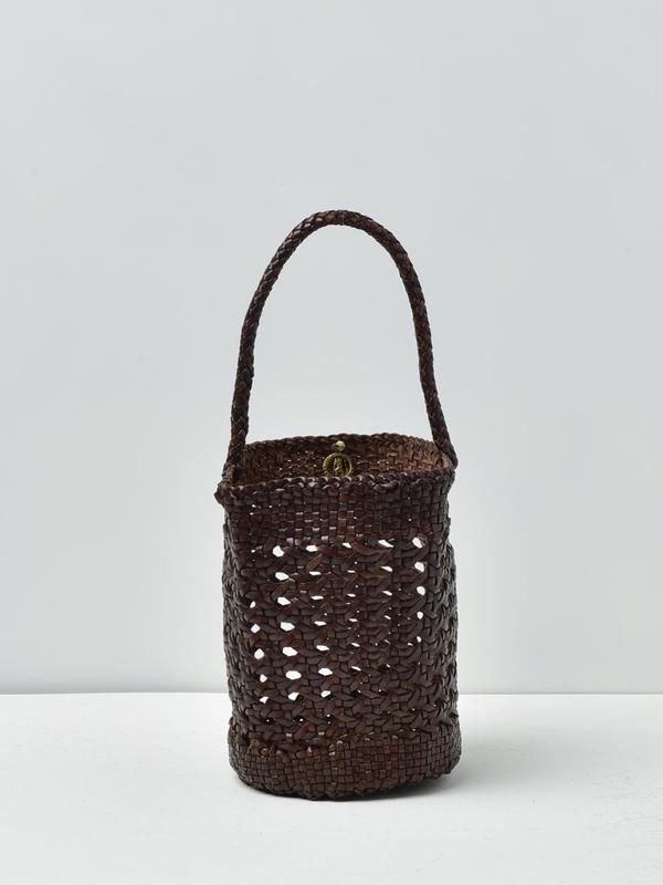 CANNAGE BUCKET SMALL_DARK BROWN CANNAGE BUCKET SMALL_DARK BROWN