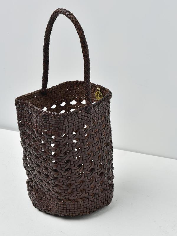 CANNAGE BUCKET SMALL_DARK BROWN CANNAGE BUCKET SMALL_DARK BROWN