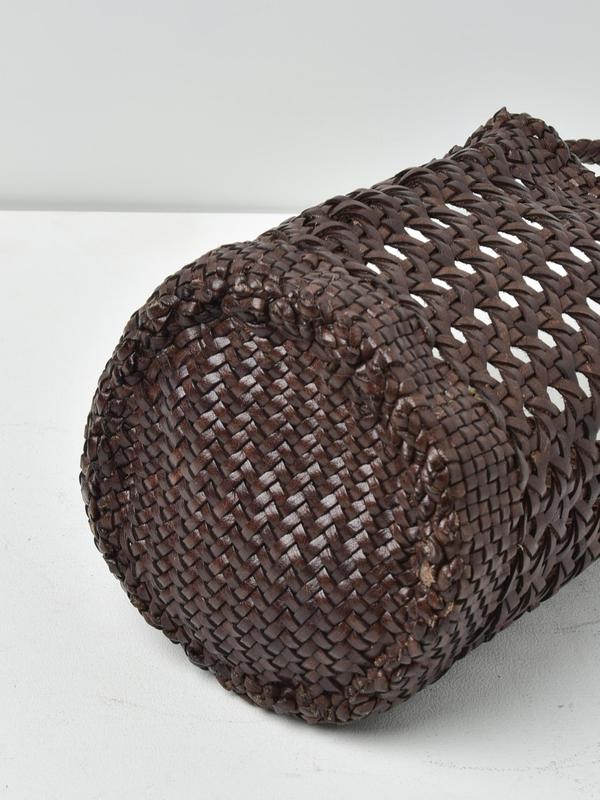 CANNAGE BUCKET SMALL_DARK BROWN CANNAGE BUCKET SMALL_DARK BROWN