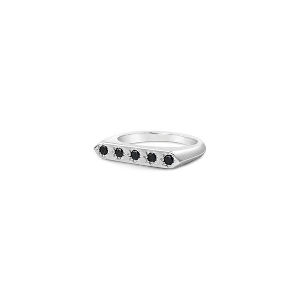 Sierra Winter Jewelry Constellation Ring - Sterling Silver/Black Diamond Sierra Winter Jewelry Constellation Ring - Sterling Silver/Black Diamond