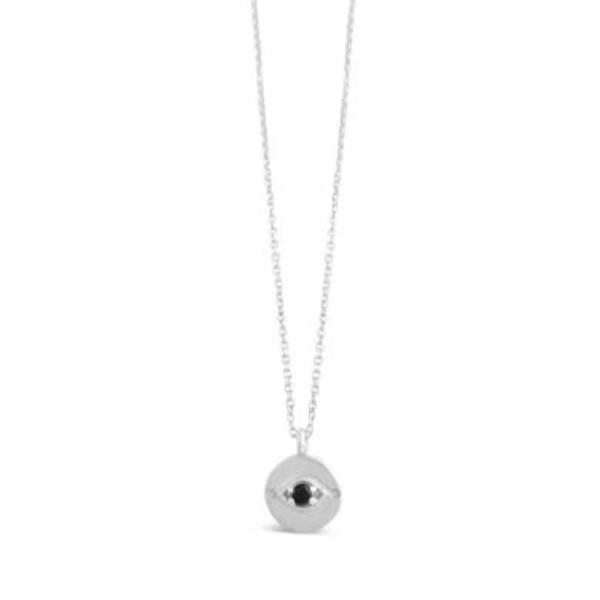 Sierra Winter Jewelry Evil Eye Necklace - Sterling Silver/Black Diamond Sierra Winter Jewelry Evil Eye Necklace - Sterling Silver/Black Diamond