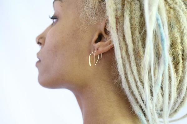 Gold Dust Earrings // 14K Gold - Made To Order Gold Dust Earrings // 14K Gold - Made To Order