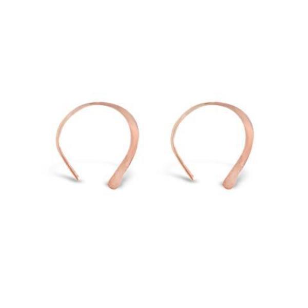 Gold Dust Hoop Earrings // 14K Rose Gold Gold Dust Hoop Earrings // 14K Rose Gold