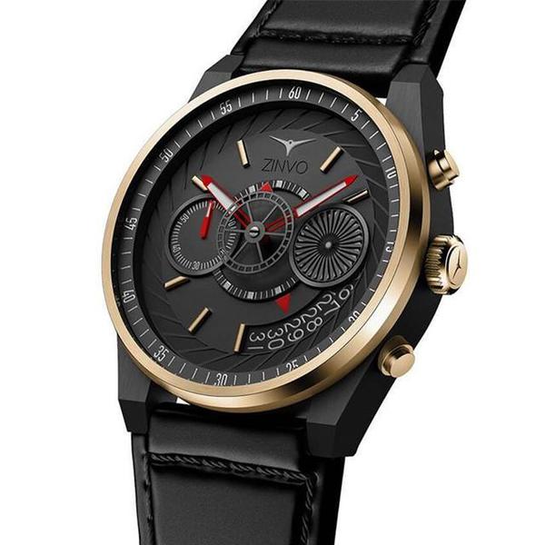 Zinvo Chrono Nemesis Watch - Matte Black/Gold Zinvo Chrono Nemesis Watch - Matte Black/Gold