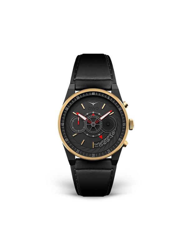 Zinvo Chrono Nemesis Watch - Matte Black/Gold Zinvo Chrono Nemesis Watch - Matte Black/Gold