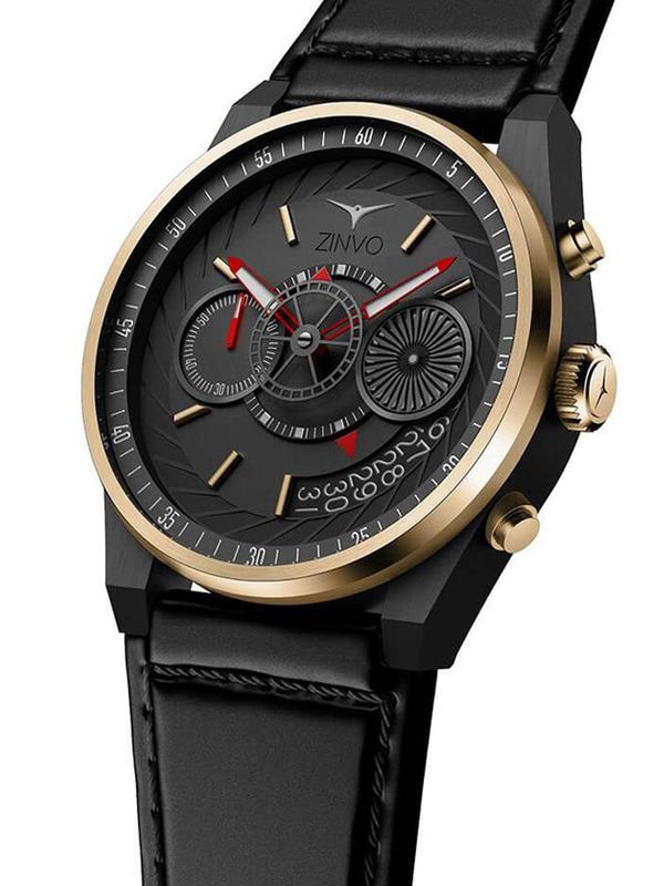 Zinvo Chrono Nemesis Watch - Matte Black/Gold Zinvo Chrono Nemesis Watch - Matte Black/Gold