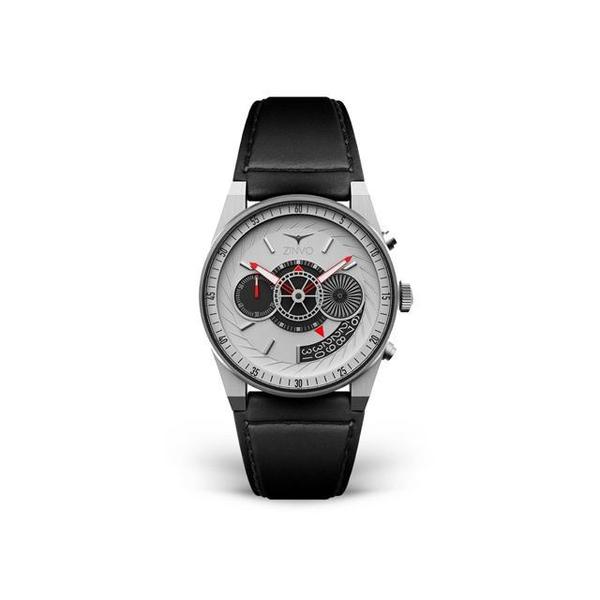 Zinvo Chrono Watch - Brushed Silver Zinvo Chrono Watch - Brushed Silver