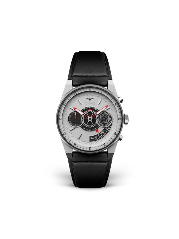 Zinvo Chrono Watch - Brushed Silver Zinvo Chrono Watch - Brushed Silver