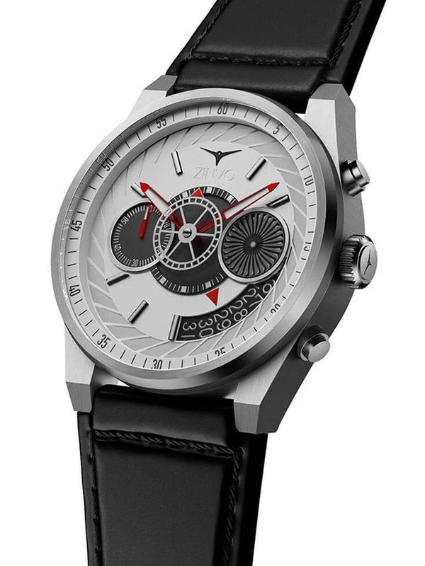 Zinvo Chrono Watch - Brushed Silver Zinvo Chrono Watch - Brushed Silver