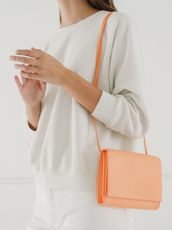 COMPACT PURSE_ORANGE SHERBET COMPACT PURSE_ORANGE SHERBET