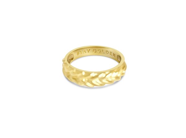 Sierra Winter Jewelry Stay Golden Ring - Gold Vermeil Sierra Winter Jewelry Stay Golden Ring - Gold Vermeil