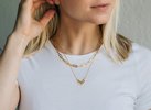 Sierra Winter Jewelry Sunrise Necklace - Gold Vermeil - Thumbnail 1
