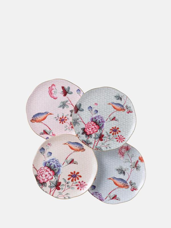 Cuckoo Tea Plates, Set Of 4 Cuckoo Tea Plates, Set Of 4