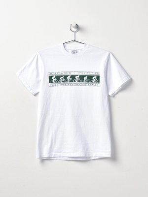 Cycling Club T Shirt_White/Forest Cycling Club T Shirt_White/Forest