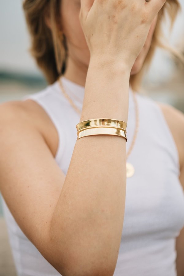 Sierra Winter Jewelry Warrior Bracelet - Gold Vermeil Sierra Winter Jewelry Warrior Bracelet - Gold Vermeil