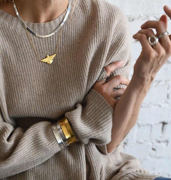 Sierra Winter Jewelry Warrior Bracelet - Gold Vermeil Sierra Winter Jewelry Warrior Bracelet - Gold Vermeil