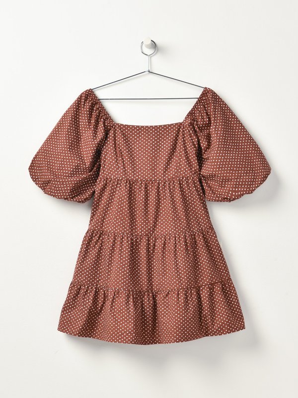 Eryn mini dress bonnie dot print Outlet