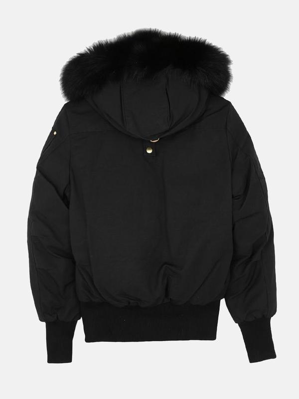 GOLDBORO BOMBER_291-BLK w BLK FUR GOLDBORO BOMBER_291-BLK w BLK FUR