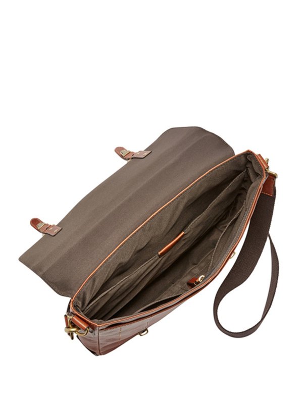 FOSSIL Defender Portfolio Briefcase - Cognac FOSSIL Defender Portfolio Briefcase - Cognac