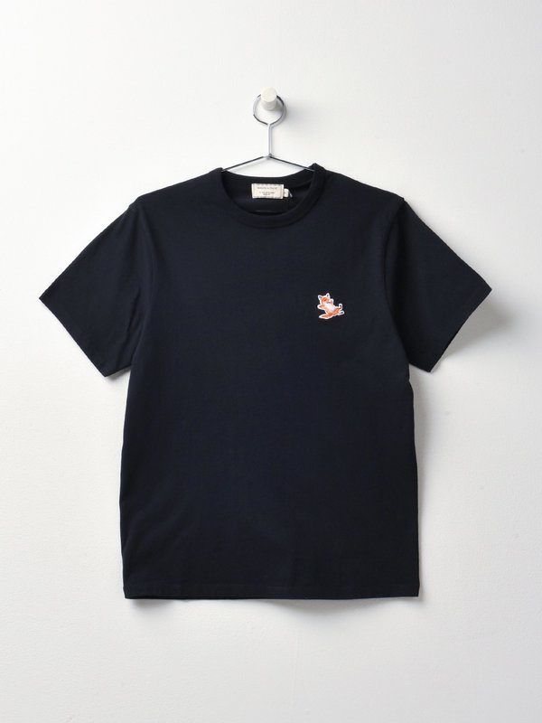 MEN_CHILLAX FOX PATCH CLASSIC TEE-SHIRT_BLACK MEN_CHILLAX FOX PATCH CLASSIC TEE-SHIRT_BLACK