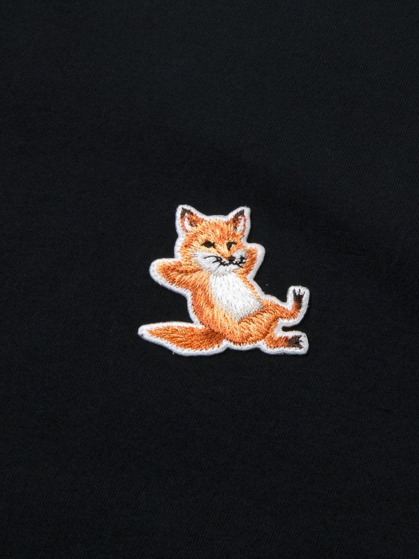 MEN_CHILLAX FOX PATCH CLASSIC TEE-SHIRT_BLACK MEN_CHILLAX FOX PATCH CLASSIC TEE-SHIRT_BLACK