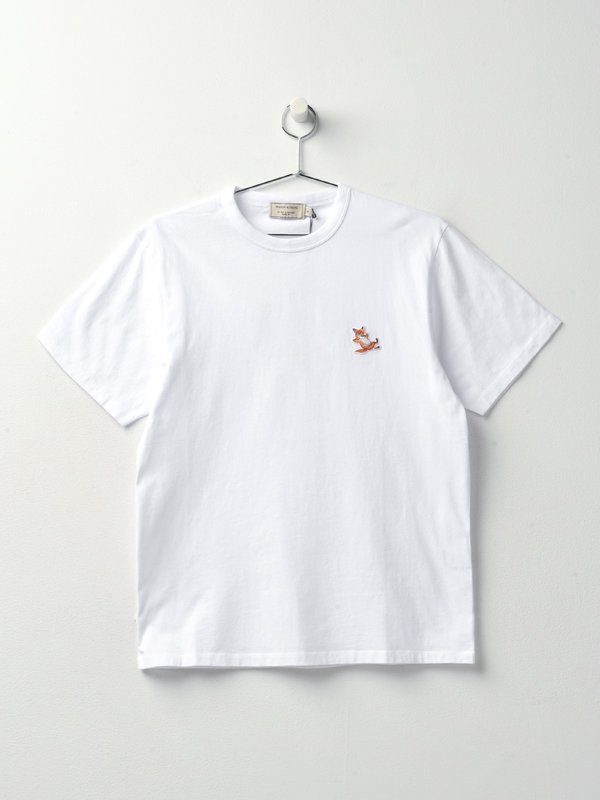 MEN_CHILLAX FOX PATCH CLASSIC TEE-SHIRT_WHITE MEN_CHILLAX FOX PATCH CLASSIC TEE-SHIRT_WHITE