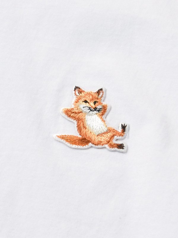 MEN_CHILLAX FOX PATCH CLASSIC TEE-SHIRT_WHITE MEN_CHILLAX FOX PATCH CLASSIC TEE-SHIRT_WHITE