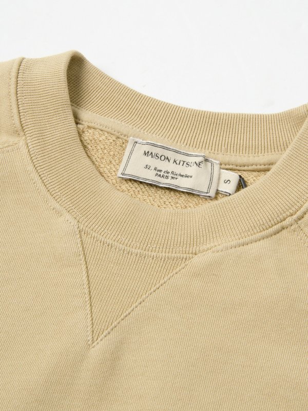 MEN_FOX HEAD PATCH CLASSIC SWEATSHIRT_BEIGE MEN_FOX HEAD PATCH CLASSIC SWEATSHIRT_BEIGE