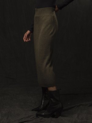 Midi Skirt_Hunter Heather Midi Skirt_Hunter Heather