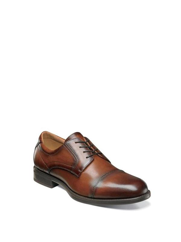 Florsheim MIDTOWN CAP TOE OXFORD - COGNAC Florsheim MIDTOWN CAP TOE OXFORD - COGNAC
