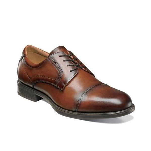 Florsheim MIDTOWN CAP TOE OXFORD - COGNAC Florsheim MIDTOWN CAP TOE OXFORD - COGNAC