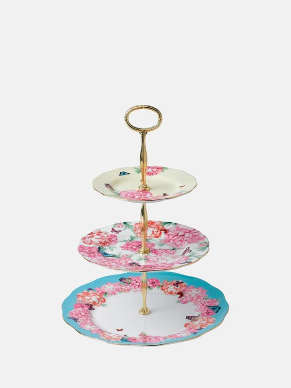 Miranda Kerr Mixed Accents 3-Tier Cake Stand Miranda Kerr Mixed Accents 3-Tier Cake Stand