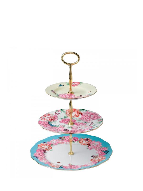 Miranda Kerr Mixed Accents 3-Tier Cake Stand Miranda Kerr Mixed Accents 3-Tier Cake Stand