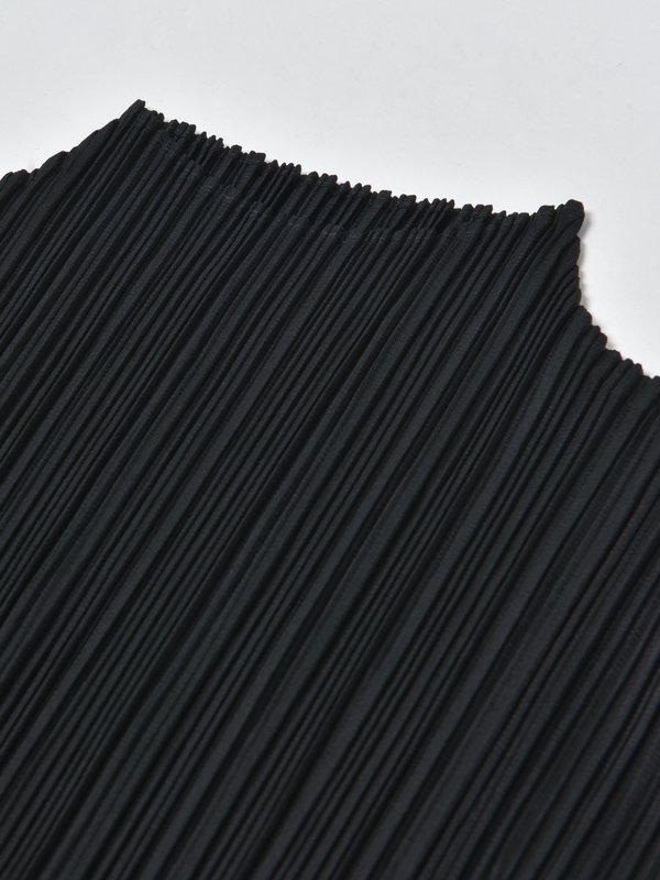 Pleats Please by Issey Miyake TURTLENECK DRESS - BLACK Pleats Please by Issey Miyake TURTLENECK DRESS - BLACK