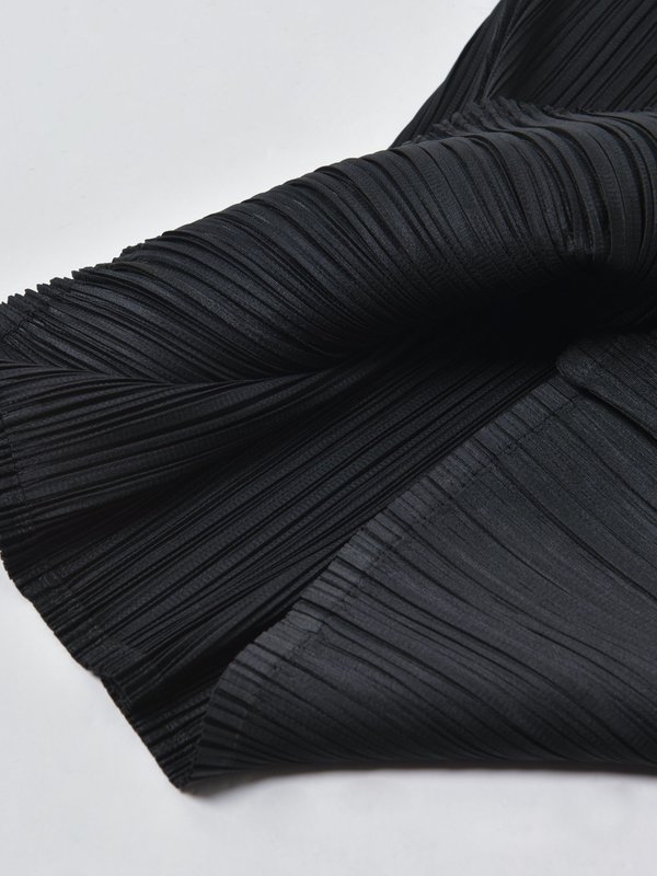 Pleats Please by Issey Miyake TURTLENECK DRESS - BLACK Pleats Please by Issey Miyake TURTLENECK DRESS - BLACK