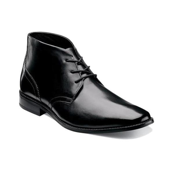 Florsheim MONTINARO PLAIN TOE CHUKKA BOOT - black Florsheim MONTINARO PLAIN TOE CHUKKA BOOT - black