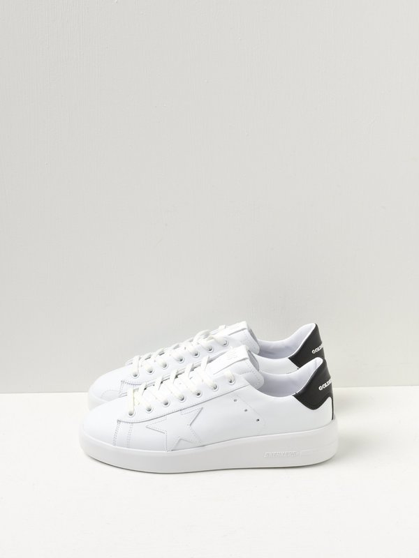 M_SNEAKERS PURE STAR_WHITE LEATHER-BLACK M_SNEAKERS PURE STAR_WHITE LEATHER-BLACK