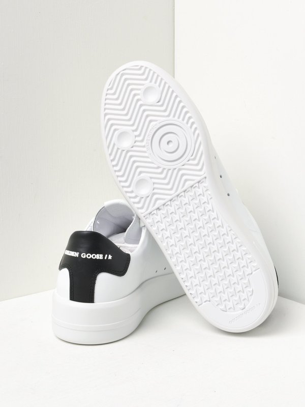 M_SNEAKERS PURE STAR_WHITE LEATHER-BLACK M_SNEAKERS PURE STAR_WHITE LEATHER-BLACK