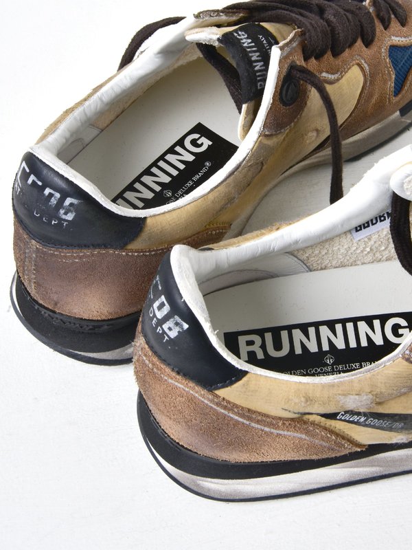 M_SNEAKERS RUNNING_BEIGE-SUEDE-NYLON M_SNEAKERS RUNNING_BEIGE-SUEDE-NYLON