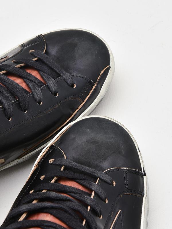 M_SNEAKERS SUPERSTAR_BRUSHED BLACK-CUOIO M_SNEAKERS SUPERSTAR_BRUSHED BLACK-CUOIO