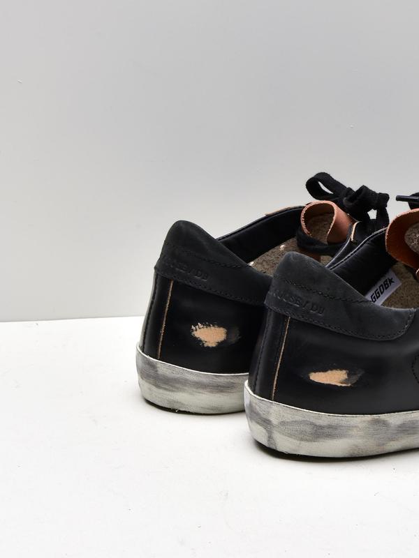 M_SNEAKERS SUPERSTAR_BRUSHED BLACK-CUOIO M_SNEAKERS SUPERSTAR_BRUSHED BLACK-CUOIO